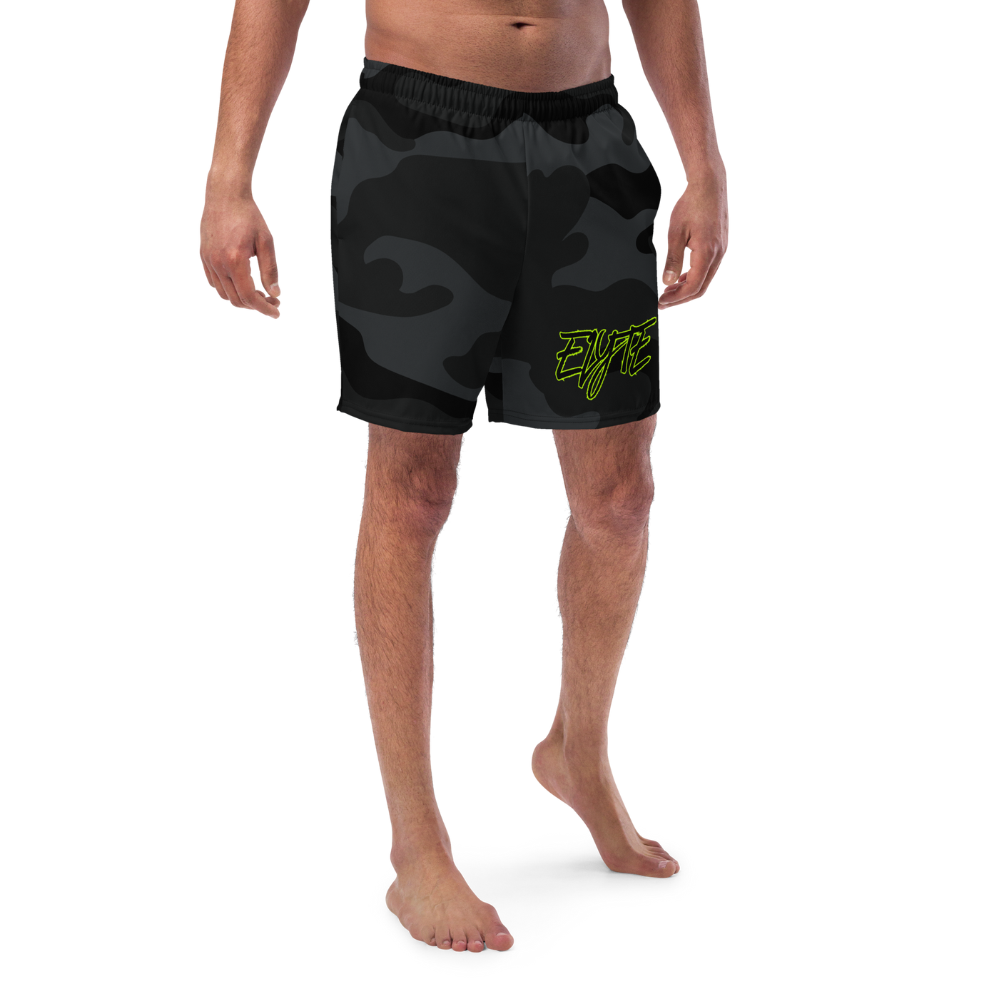 ELYTE Blackout Camo Swim Trunks