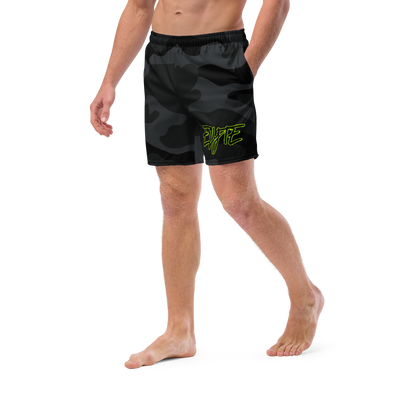 ELYTE Blackout Camo Swim Trunks