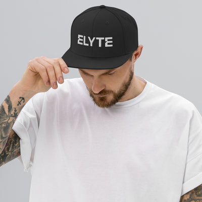 ELYTE Black Snapback Hat
