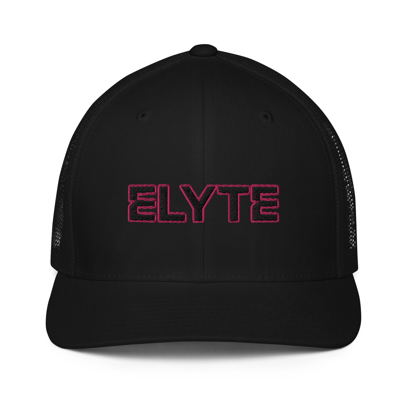 ELYTE Chic Fitted Cap with Pink Accent