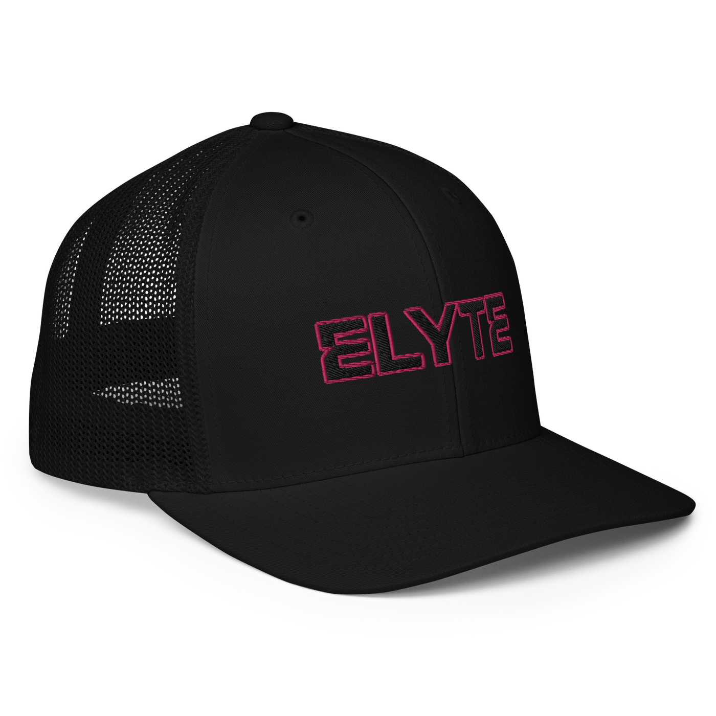ELYTE Chic Fitted Cap with Pink Accent