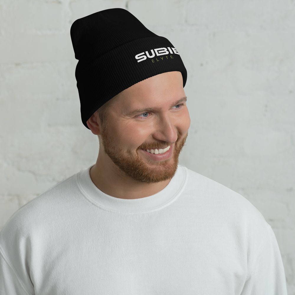 ELYTE "SUBIE" Contrast Embroidered Beanie