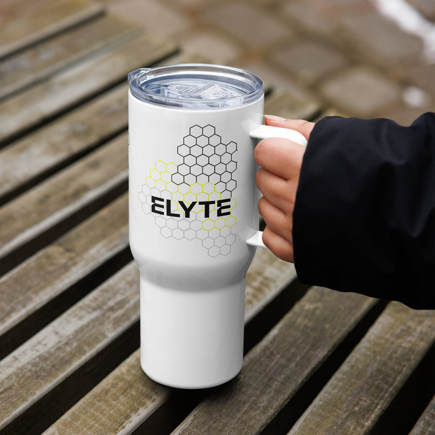 ELYTE Stainless Steel Travel Mug with Handle