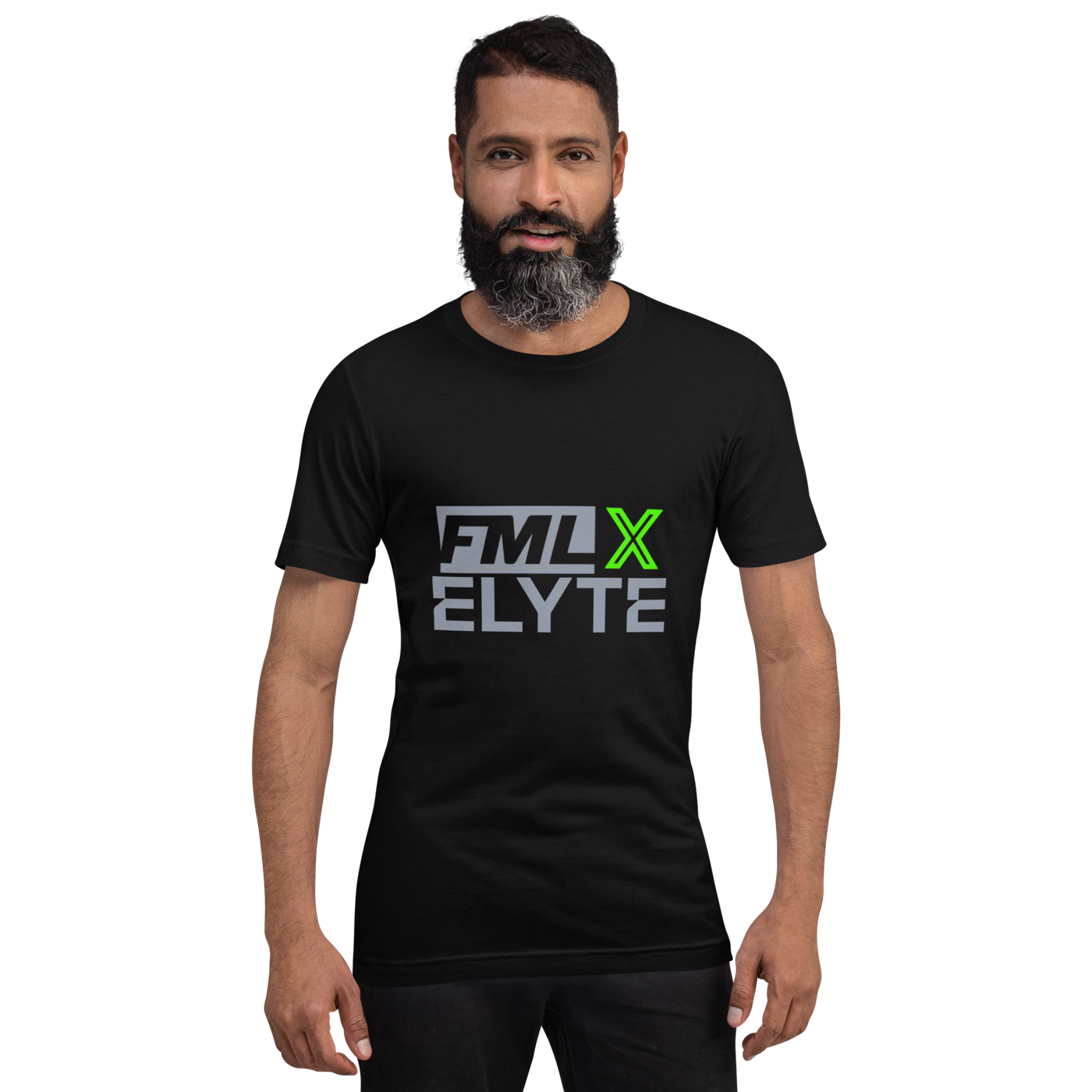 FML x ELYTE "Cross-Connect" Tee - Green Highlight