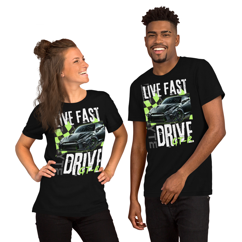 Live Fast, Drive GT-R Graphic Tee