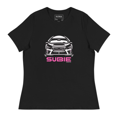 FML X ELYTE WOMEN'S "SUBIE" RELAXED BLACK TEE